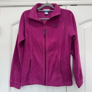 Columbia Girl’s Magenta Fleece Jacket